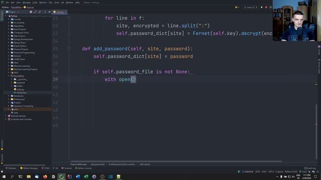 Password Manager in Python смотреть онлайн
