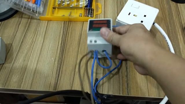 Din Rail Wattmeter Voltmeter LED Display Power Meter AC 80-300V / 100 A - New Collection