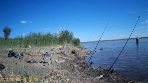 Рыбалка на озере Буйвола г. Будённовск Ставропольский край. Май 2023г.