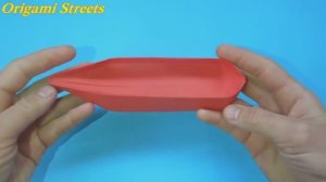 Оригами ЛОДКА из бумаги. Как сделать лодку из бумаги.mp4