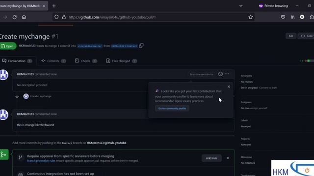 23. GitHub Fork and How to Contribute our change to open source project/Other Public Repository