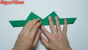 Как сделать оригами очки из бумаги. Оригами очки