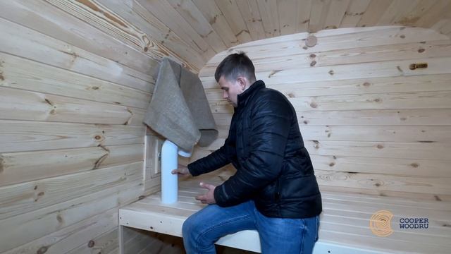 Баня-бочка (квадро) 4 метра в Туле смотреть онлайн