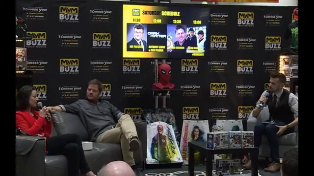 Zoie Palmer and Anthony Lemke - MYMBuzz Interview at MCM London смотреть онлайн