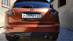 инфинити фх 35 выхлоп