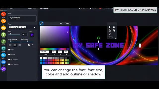 piZap's Quick Photo Editing Tutorial: Twitter Header on piZap Web смотреть онлайн