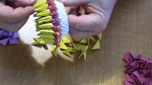Модульное оригами. Зайка модница (3D origami) смотреть онлайн