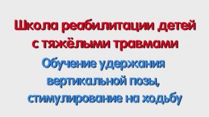 Обучение удержания вертикальной позы, стимулирование на ходьбу. Специалисту и родителям.