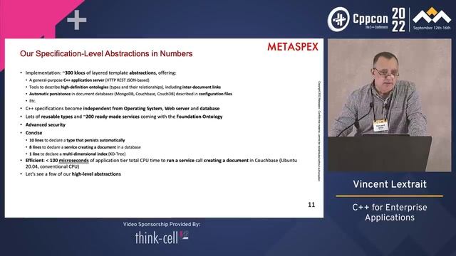 C++ for Enterprise Applications - Vincent Lextrait - CppCon 2022