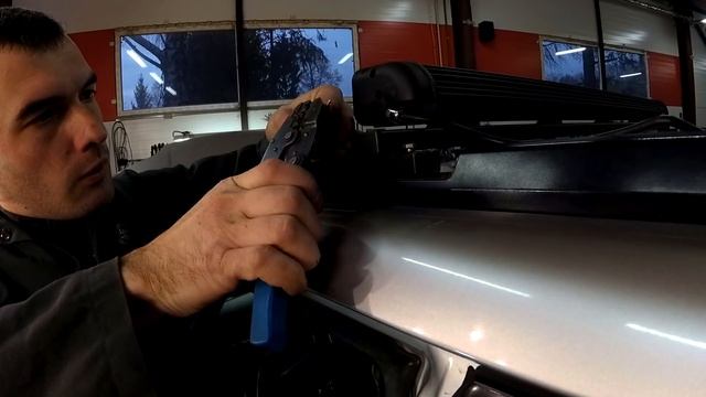 Подключение LED BAR на Nissan X-Trail