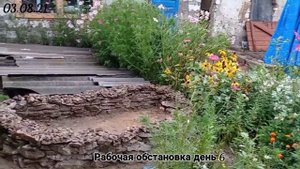ДВУХЪЯРУСНАЯ КЛУМБА ИЗ КАМНЕЙ СВОИМИ РУКАМИ || DIY || КРАСИВАЯ КЛУМБА || ЛАНДШАФТНЫЙ ДИЗАЙН