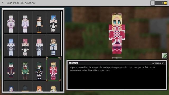 SKIN PACK de RE:ZERO para MINECRAFT PE смотреть онлайн