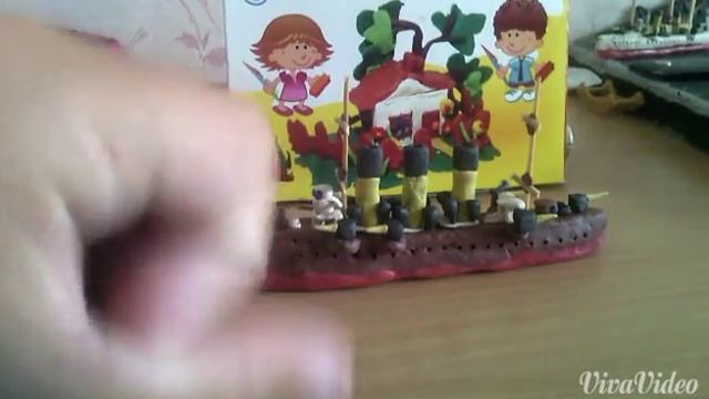 Поделки из пластилина:броне палубный крейсер Диана смотреть онлайн