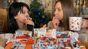 СЛАДКИЙ?МУКБАНГ/ КИНДЕР/ ШОКОЛАД/ ПИРОЖНЫЕ/ ДЕСЕРТЫ/ SWEET MUKBANG/ KINDER