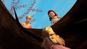 Barbie as Rapunzel - Rapunzel rescues Katrina and meets the prince Stefan