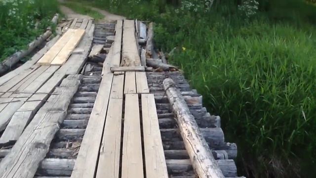 Ремонт моста принят председателем Фировского поселения и проверен собственным весом. смотреть онлайн