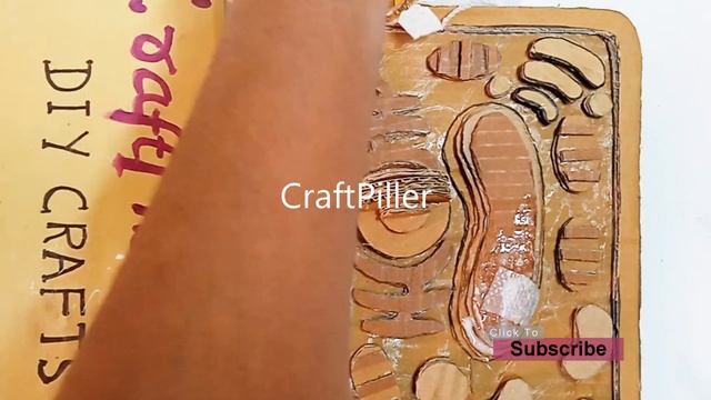 plant cell 3d model making using cardboard - new design - diy | craftpiller @howtofunda смотреть онлайн