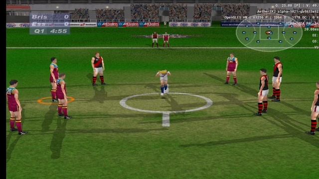 AFL Live 2003 - Aethersx2 Android PS2 Emulator Huawei P30 Pro Kirin 980 смотреть онлайн