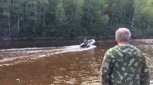 Первый запуск мотор весла ККК