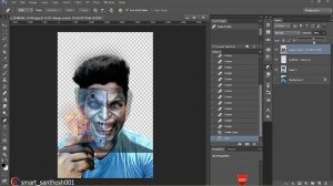 How to make jocker effect in Photoshop CC.....