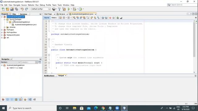 Selenium Installation, setup and Script in java, NetBeans
