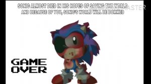 (OLD SHIT) | Sonic Blast 2 (SEGA Game Gear Bootleg) Continue And Game Over Screens