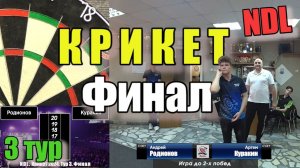 Дартс. NDL. Крикет 2024. Тур 3. Финал. Родионов vs Куракин А