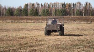 Единственный в своем роде. Каракат с дизельным двигателем в 90 л.с. Самодельная техника для леса.
