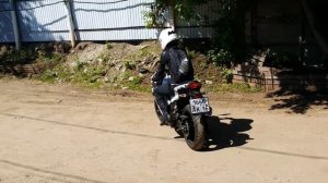 Мотоциклистка