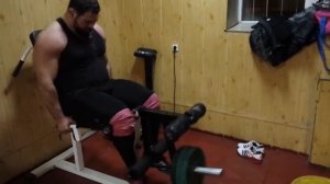 Тренировка ног+ жим лёжа (Squat + Bench press)