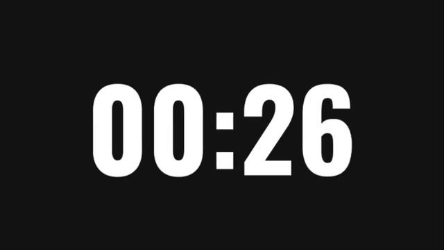 Online Timer 1 Minit /  Таймер 1 минута онлайн. таймер обратного отсчета. цифровой секундомер