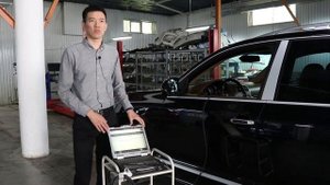 Калибровка датчика кузова на Porsche