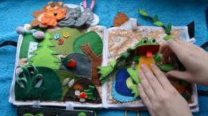 СКАЗОЧНАЯ РАЗВИВАЮЩАЯ КНИГА ИЗ ФЕТРА
