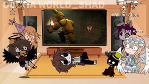 The Afton Family Reacts To FNaF Song Not The End By Jaze Cinema || Gacha club ||