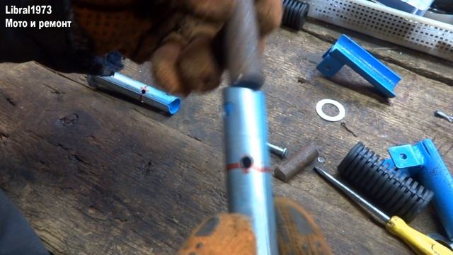 Модернизация подножек на мопед. Как усилить подножки смотреть онлайн