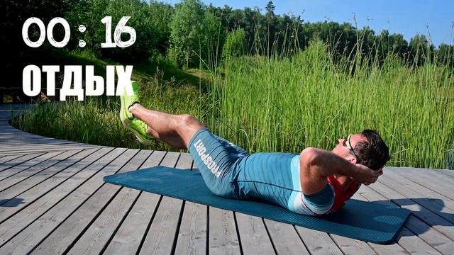 Круговая силовая на все группы мышц в домашних условиях. Начальный уровень.