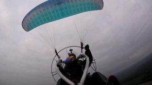 Облёт самодельного паратрайка в тандеме