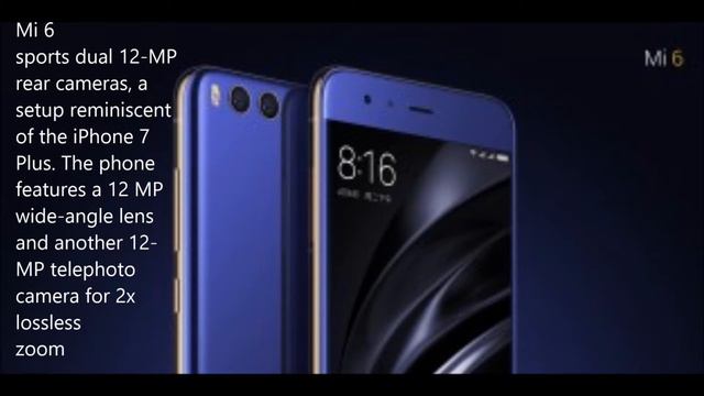 Xiaomi Mi 6 official launched, Dual camera setup both 12 MP upto 2 K recording смотреть онлайн