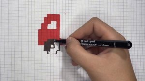 Как нарисовать камаз по клеточкам