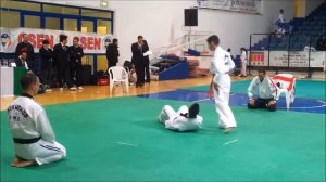 Exibición de Hapkido Casa Korea en FederItalia-Viterbo.