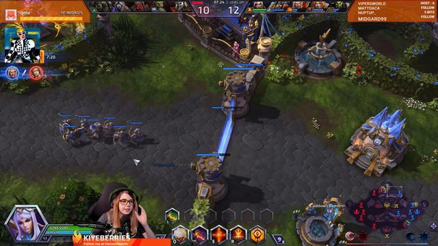 She Protecc when She Attac! Whitemane Healing - Heroes of the Storm Hero League смотреть онлайн