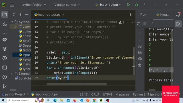 Learn Python Input and Output || In Hindi || Python Tutorial || Beginners