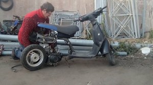 На японский скутер китайский двигатель