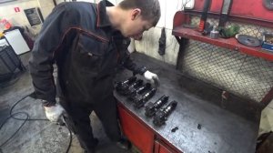 Капитальный ремонт Двигателя OM501 LA Мерседес Актрос / часть 1: Разборка / Инфорком