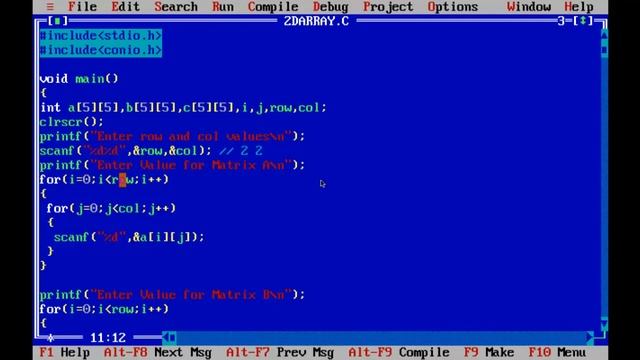 c programming arrays in tamil