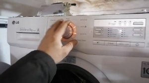 Включаем стиральную машину LG не подключенную к сети 220 вт