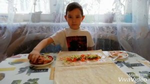 Как сделать Шаурму Дома? Домашняя Шаурма. Готовят дети.