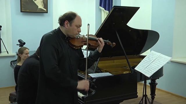 С.Франк - соната для скрипки и фортепиано. Михаил Ашуров (скрипка), Дмитрий Онищенко (фортепиано). смотреть онлайн