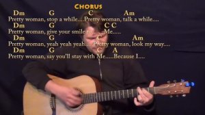 Pretty Woman (Roy Orbison) Guitar Cover Lesson with Chords/Lyrics