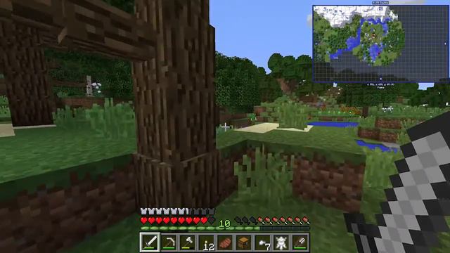 То что так не долго искал или как найти деревню жителей - Minecraft #2